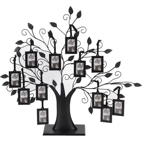 Arbre d'affichage de cadre de Photos de famille à la mode avec des cadres de photos suspendus décor à la maison M (1/5)