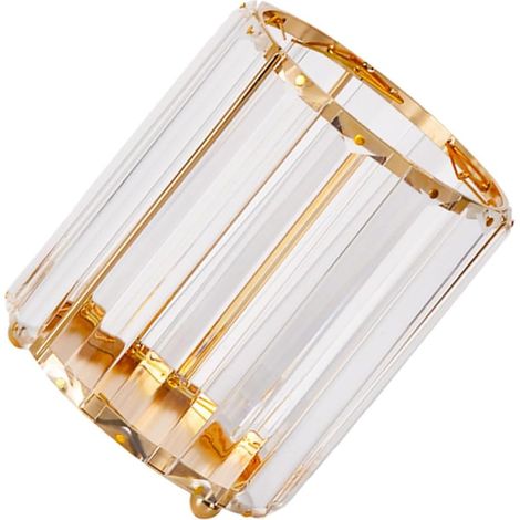 Runder Goldener Glas Stifthalter für Büro und Zuhause