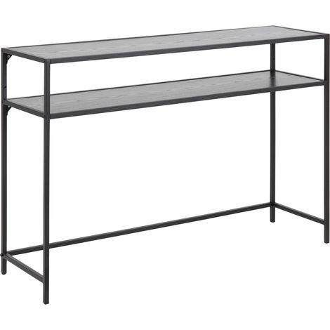 Consola Norsica Sevferi 126, Cenizas negro + Negro, 79x120x35cm (1/5)
