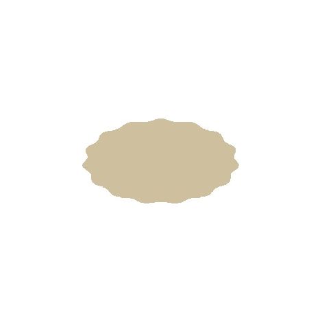 Etichetta per barattolo 5,5x3 cm per conserve, 80 pezzi, beige opaco (1/2)