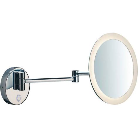 [NEUWERTIG] B-Ware SLV Wandleuchte Wandlampe Maganda LED Touch-Schalter CCT chrom Ø21,6cm Licht (1/2)