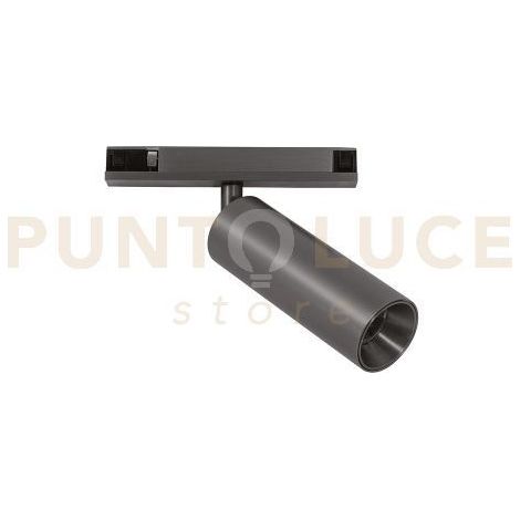GFA1804 SPOT PER SISTEMA BINARIO 48V ORIENTABILE LED 3000K 550LM 8W CRI90 BLACK NICKEL