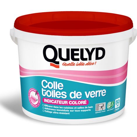 Colle toiles de verre avec indicateur coloré - Transparent 10 kg