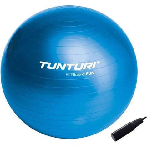 Tunturi 14TUSFU135 ballon d'exercice 65 cm Bleu Pleine taille (1/2)