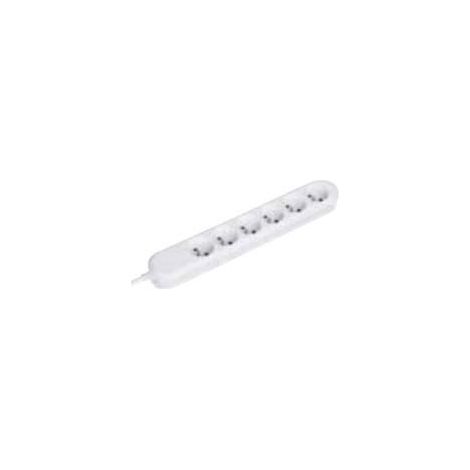 Bachmann 381.247K multiprise blanche 6 ports