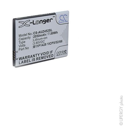 NX - Batterie téléphone, smartphone, GSM pour Asus 3.85V 2050mAh - 1ICP5/52/66B11P1428 (1/4)