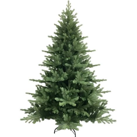 Albero di Natale Artificiale Altezza 180 cm Rami Realistici in PVC (1/4)