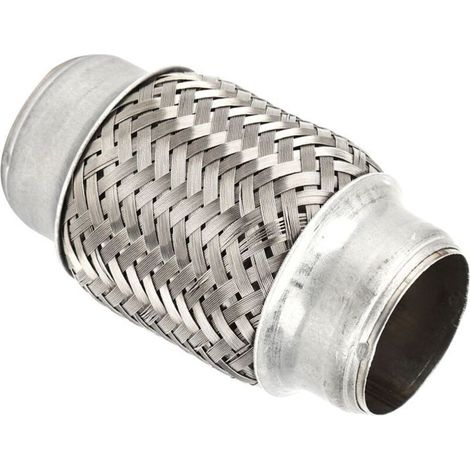 Tuyau d'échappement flexible en acier inoxydable, 38 x 102 mm, 1,5 x 4 pouces, tube de réparation de joint flexible, accessoires automobiles (1/4)