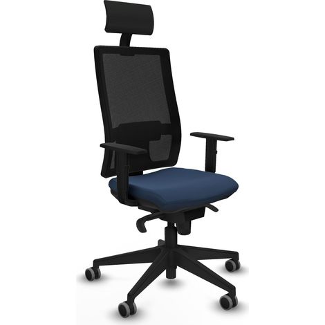 Sedia da ufficio piqueras y crespo Horna nero comfort regolabile