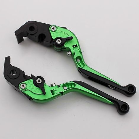 Il convient au klaxon de frein anti-chute modifié de la locomotive Ducati 749/S/R, levier de poignée d'embrayage en alliage d'aluminium (vert). (1/5)