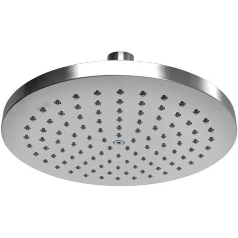 Nazalus-Vente chaude-Pomme de douche ronde 8.7 pouces Douche de pluie,Pomme de douche cascade avec jets anti-calcaire Pomme de douche réglable,Grand pommeau de douche en acier inoxydable,22cm chrome (1/5)