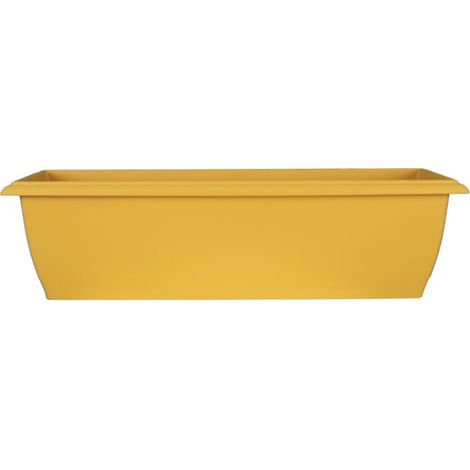Jardinière Evolution Grande 69 cm - 68 x 23,5 x 18 cm - 18L - Jaune - Fabrication Française - Livraison gratuite (1/3)