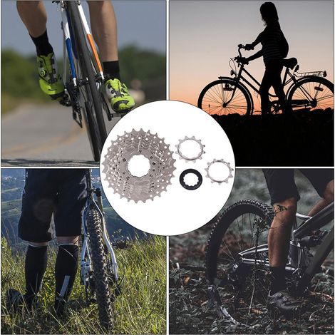 Cassette 8/9/10/11 Vitesses 11-28T pour Vélo de Route, Accessoire de Remplacement (1/5)