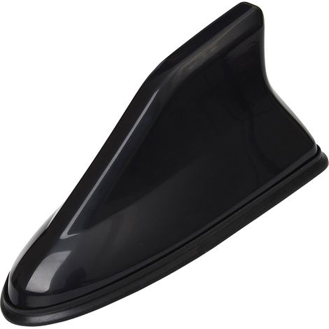 Antenne aileron de requin pour toit de voiture, revêtement laqué noir, accessoire extérieur pour automobile (1/5)