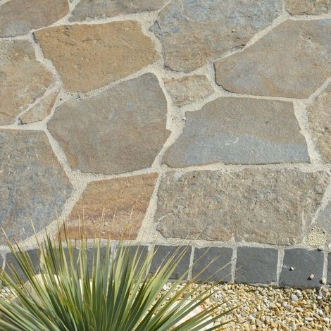 Opus Incertum Gneiss Madale Dorée ép. 25-40 mm - Couche 1m²