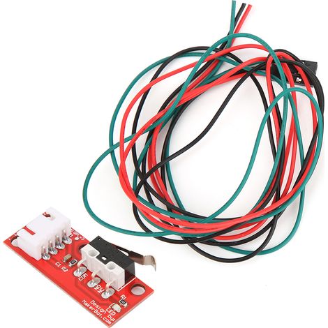 Lot de 10 micro-interrupteurs de sécurité à galet en plastique avec fil pour équipements électroniques (1/5)