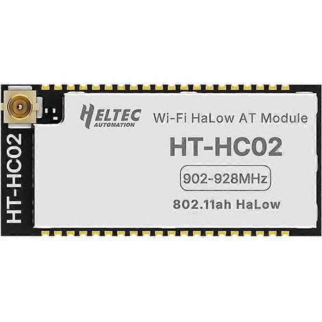 Módulo Wi-Fi H ELTEC AUTOMATION HT-HC02 HaLow AT Command ESP32-S3 compatible con control por comandos AT 902-928 MHz 21dBm Sub Wi-Fi Module (1/5)