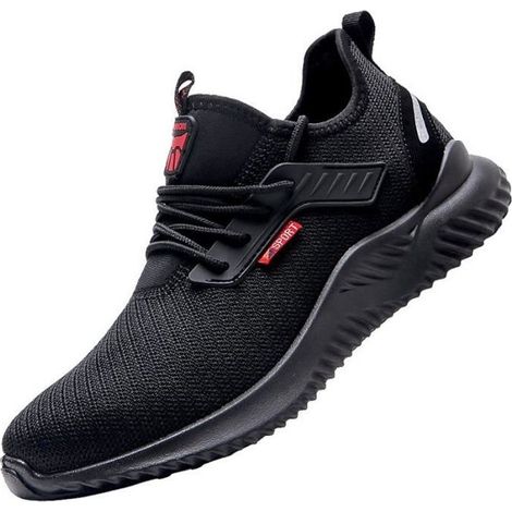 Chaussures de Sécurité Homme Légère Embout Acier - Respirante Antidérapant-44 (1/4)