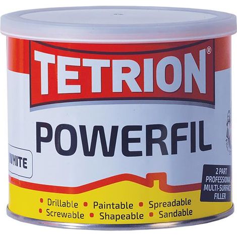 Tetrion Fillers TPW100 Powerfil 2-Part Filler White 1kg TETTPW100