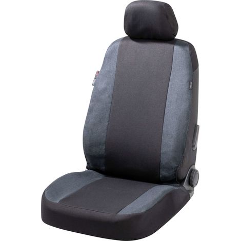 Autositzbezug Lowback, PKW-Schonbezug Einzelsitz, Universalsitzbezug anthrazit (1/4)