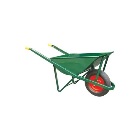 CARRIOLA PER EDILIZIA CON VASCA VERDE ZINCATA SALDATA LT.70 vasca verde zincata saldata lt.70 spessore 14/10 BPA