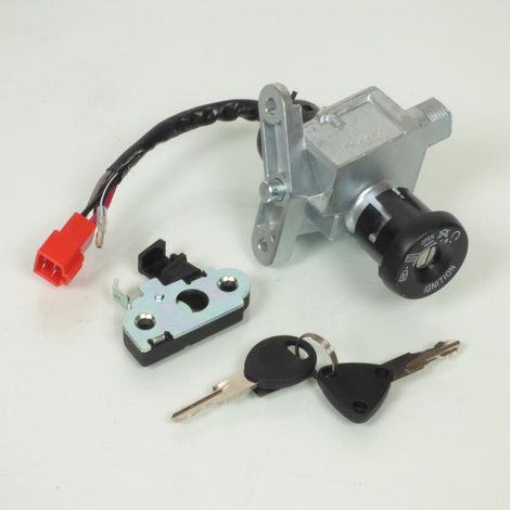 Kit serrure Teknix pour Scooter MBK 50 Ovetto 2003 à 2008 5 fils (1/5)