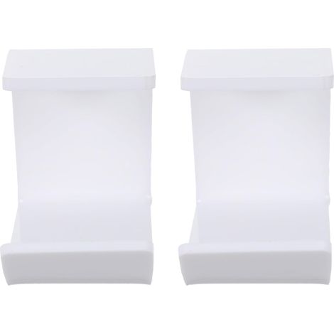 Support sans Pcs Casque Blanc 2 pour en Acrylique Audio Installation Dommage, pour Bureau Gaming et Organisation Électronique (1/5)
