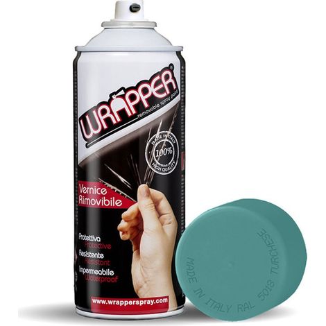 Wrapper Spray Vernice Removibile Tinta Ral - Colore: TURCHESE