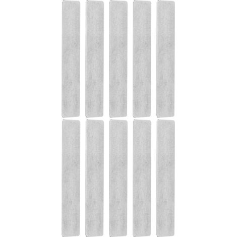 10 pièces accessoires de pompe rectangulaire en fonte de plaque de soupape de compresseur d'air pour cylindre de 51mm (1/4)