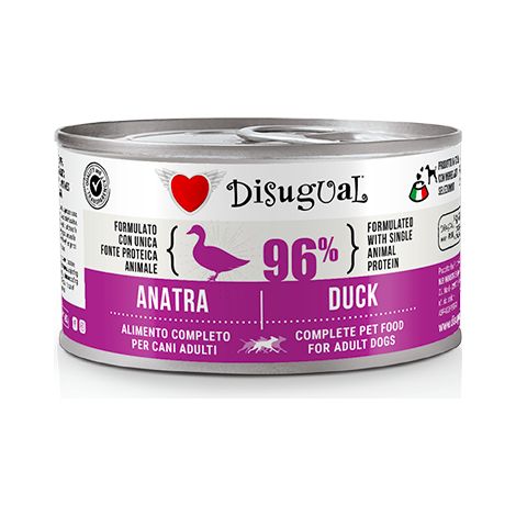 Umido Cane Anatra 150gr DISUGUAL
