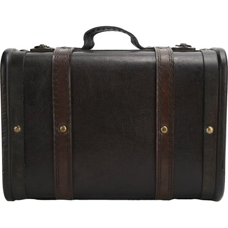Valise rétro, boîte de rangement en bois, décoration de studio, vitrine, accessoires de photographie. (1/5)