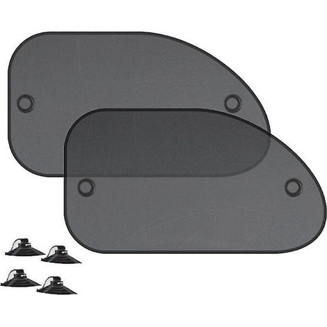 Pare-soleil latéral pour vitre de voiture, protection solaire anti-UV, store rétractable pour fenêtre arrière, accessoire auto, 1 pièce, noir, universel (1/3)