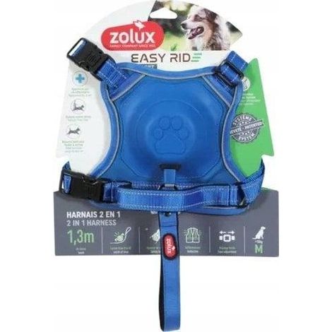 Zolux Easyride Arnés para Perro Azul Talla M Cómodo
