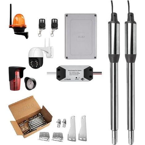 Tuya WiFi ouvre-Porte Automatique Maison Ferme Villa Porte battante for Longue ou 600LB Plus Facile ouvre-Porte Plus Proche actionneur linéaire for allée(TUYA KIT I) (1/5)