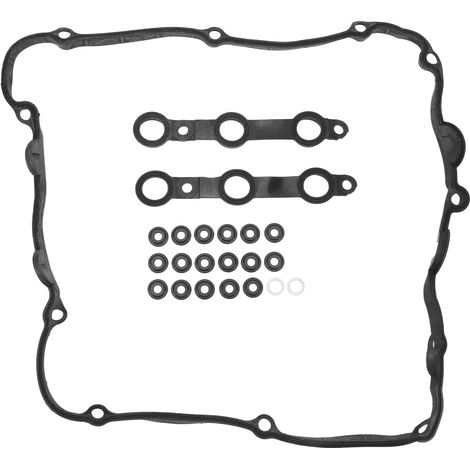 Joint de Cache de Soupape avec 17 Joints Caoutchouc 11 12 9 070 990 pour BMW E46 E39 E36 Noir (1/5)