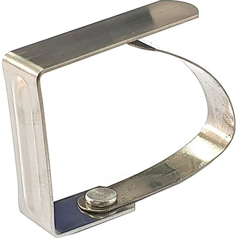 Fermatovaglia a Molla INOX 50 Pezzi 40 x 55 mm
