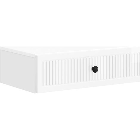 Mesa Lateral Montada en la Pared Brillante 59 x 34,5 x 17 cm vidaXL