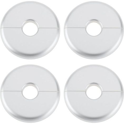 Radiator Pipe Cover 16mm Diameter 70mm Radiator Pipe Cover for Wall Radiator Tube Decoration Silver 4pcs (1/5)