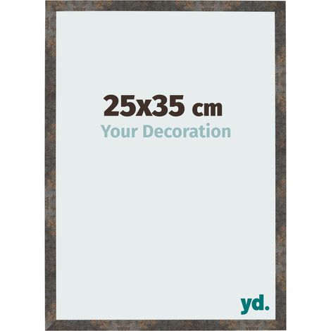 yd. - Cadre photo 25x35 - Metal Oxyde - MDF - Bologna (1/5)