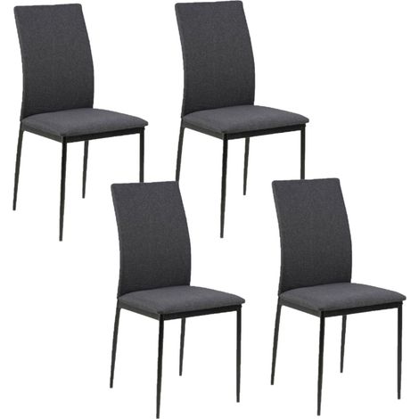 Lot de 4 chaises de salle à manger MIDENA (1/5)