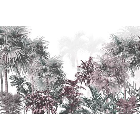 Papier peint panoramique - Forêt Tropicale - 130 cm x 81 cm (1/2)