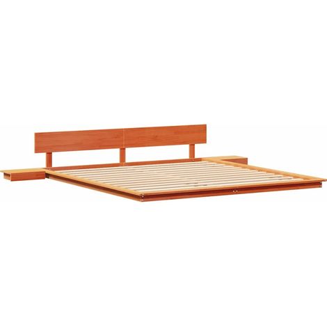 Lit double,Lit adulte,Cadre de lit Marron 200 x 200 cm bois CFW7602767 (1/5)