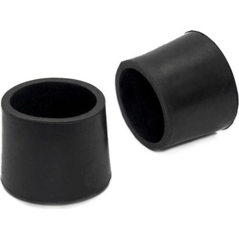 Embouts Ronds - Caoutchouc Antidérapant - Pour Pieds De Chaise - Diamètre Intérieur 38 mm - Lot De 8 (1/5)