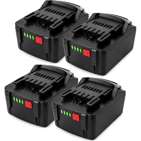 4x Batteries 18V 5.0Ah Li-Ion Compatible Metabo MTB1850 MTB18B 625591000 625596000 (1/5)