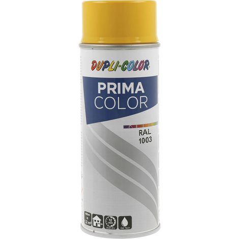 Dupli Color Prima Lackspray, Sprühlack 400ml, signalgelb glänzend RAL 1003
