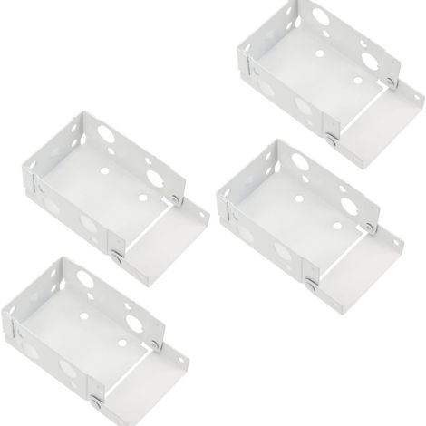 Beliebte Montagehalterungen für Jalousien (4er-Pack, weiß) für einfache Installation. (1/5)