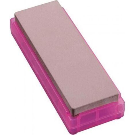 Pierre À Aiguiser Diamant - Grain 5000 - Pour Couteaux De Cuisine Et Artisanat - Avec Support Bleu Et Boîtier De Transport - Lot De 2 Pièces (1/2)