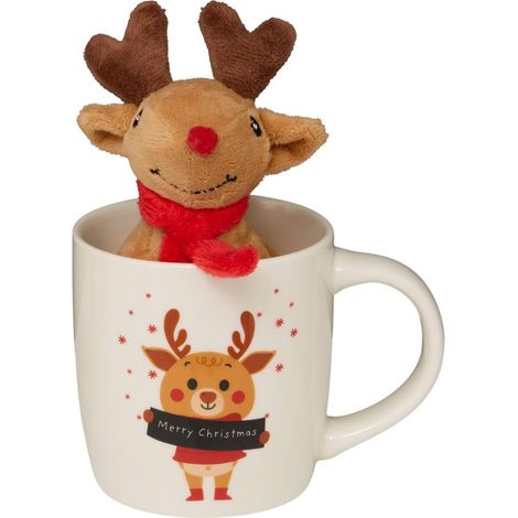 Set de taza de 38 cl con peluche - Feeric lights & christmas (1/5)