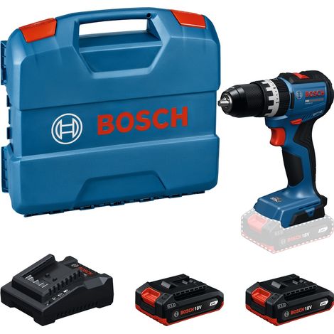 Bosch Professional Bosch Akku-Schlagbohrschrauber GSB18V-52, incl. 2x Akku 2 Ah, Schnellladegerät, L-Case