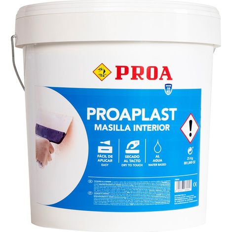 PROAPLAST MASILLA INT. 25 Kgs., 25lts